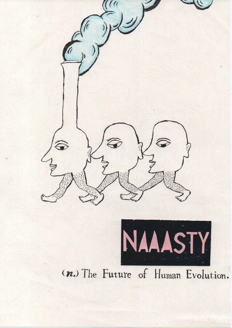 Graphic design for the play: Naaasty